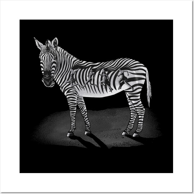 Zebra stripes hair Wall Art by barmalisiRTB